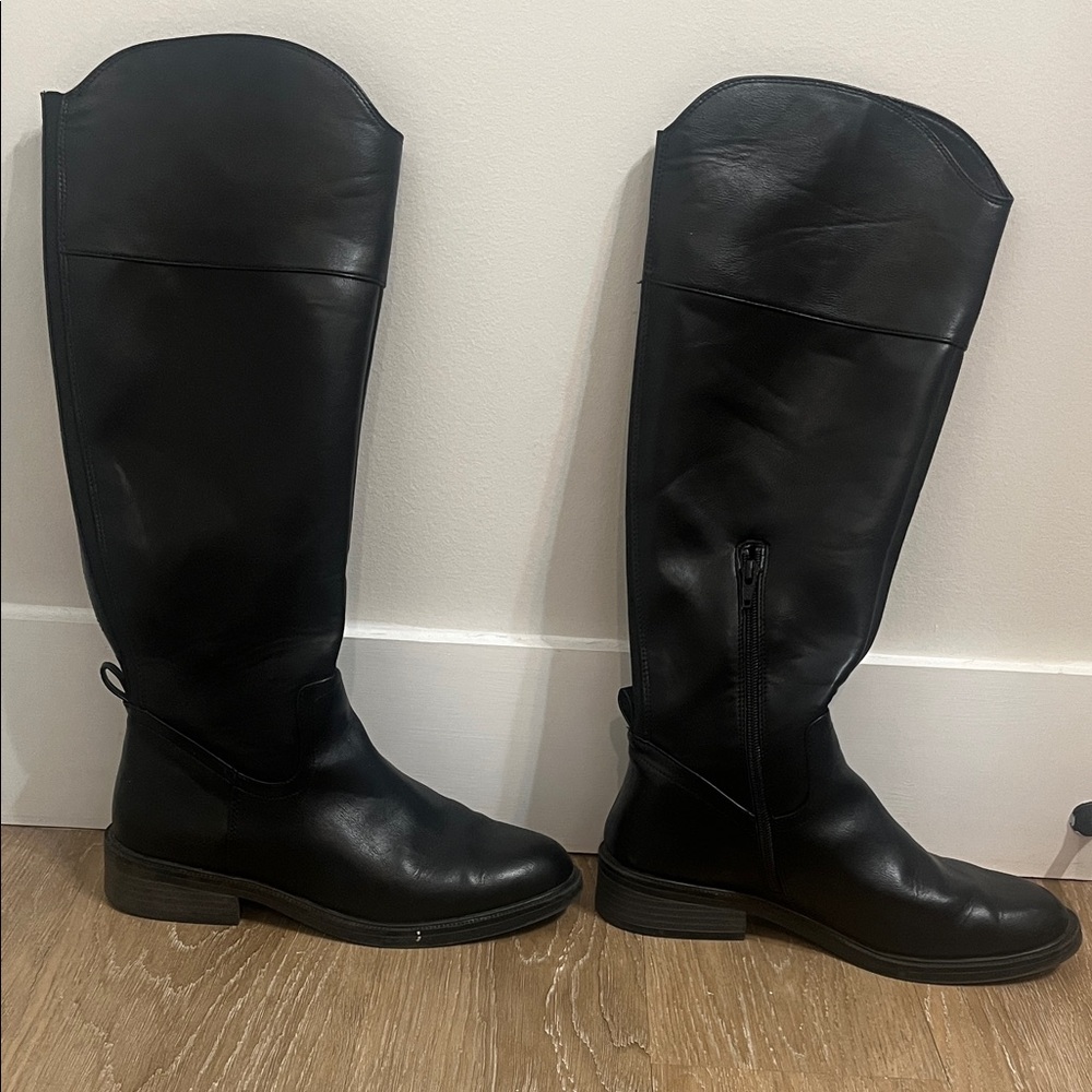 Universal Thread Black Over the Knee Boots